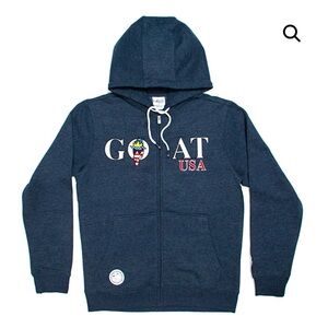 GOAT USA Kids Navy gray  Hoodie